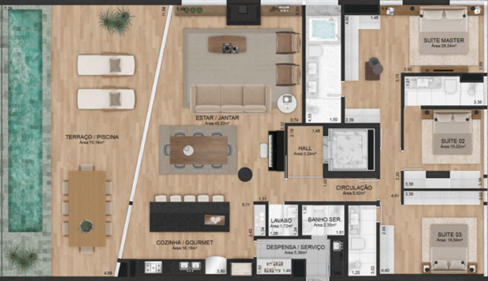 APTO 302 - 244,50 m2